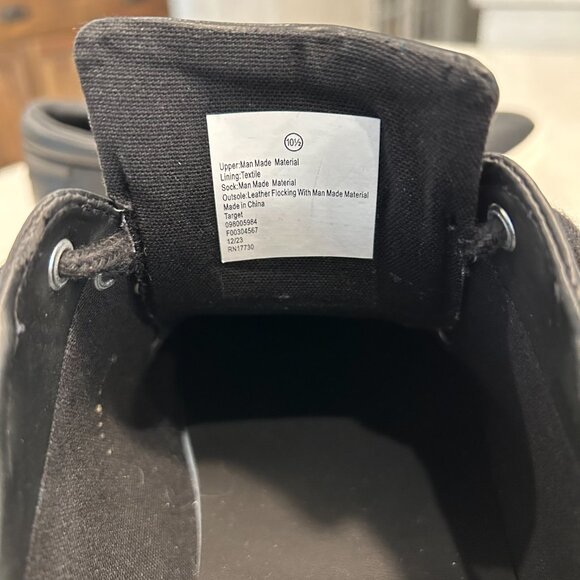 Good Fellow Men's Low Top Rome Sneakers size 10.5 M Black - Picture 8 of 9